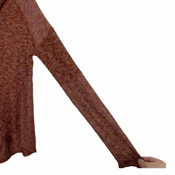 Free People Beatnik Hacci Cowl Neck Sweater Small - Picture 8 of 9